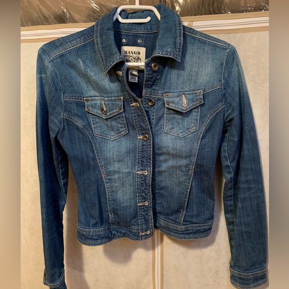 Mango denim jacket, size medium. I’m excellent used condition - Picture 2 of 6